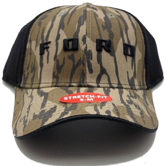 Mossy Oak | Accessories | Ford Mossy Oak Camouflage Flex Fitted Hat ...